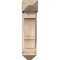 Ekena Millwork Balboa Arts and Crafts Smooth Bracket w/ Offset Brace, Douglas Fir, 7 1/2"W x 18"D x 30"H BKT0806X18X30BOA03SDF - alternate 2